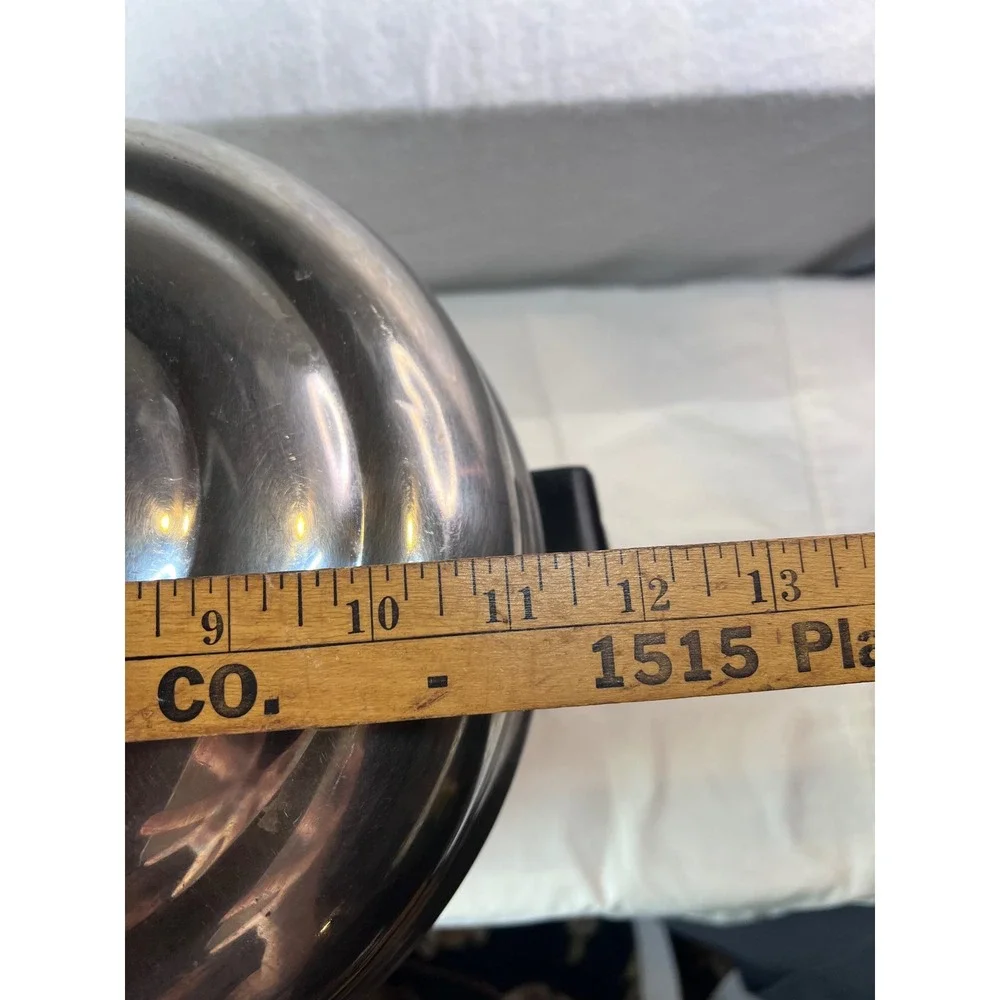 Vintage Farberware 8 Qt Stock Pot Aluminum Clad Stainless Steel with Lid NYC USA